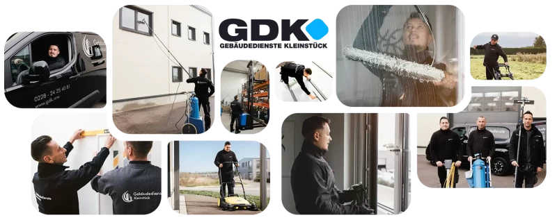 GDK-Team, Firmenfahrzeuge und Reinigungsarbeiten
